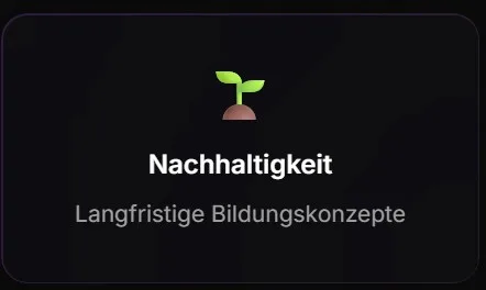 Nachhaltigkeit